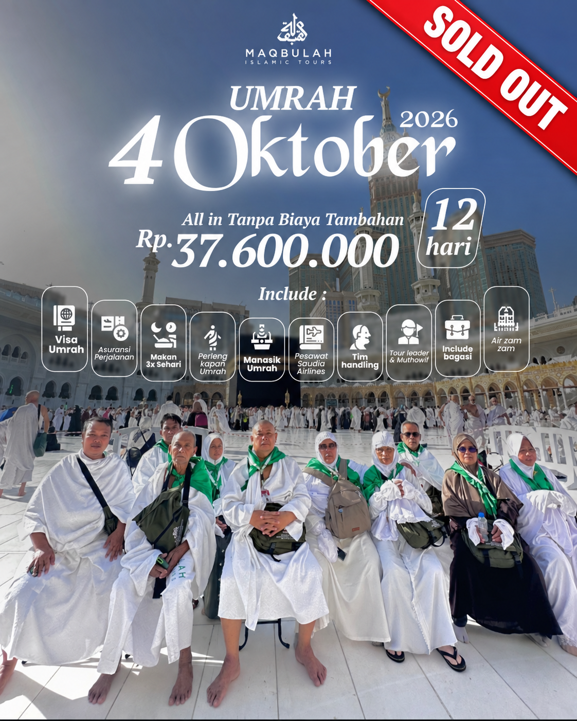 Paket Umroh 4 Oktober 2026 Maqbulah